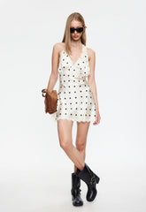 STARS ALIGN MINI DRESS - CREAM POLKA Lioness Fashion
