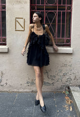 ETHEREAL MINI DRESS - OBSIDIAN Lioness Fashion