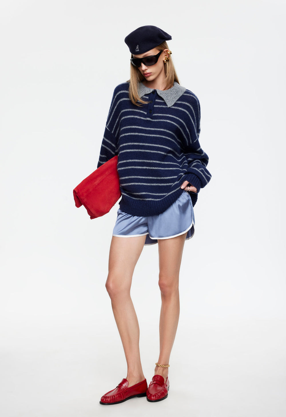 HONEY MINI SHORTS - SLATE BLUE Lioness Fashion