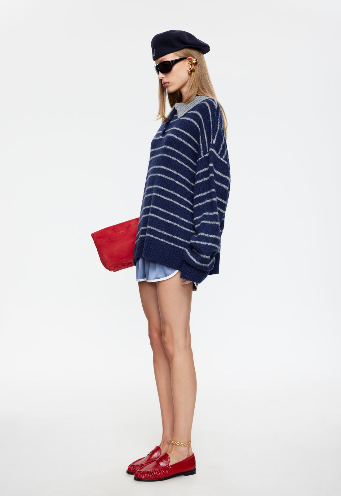 HONEY MINI SHORTS - SLATE BLUE Lioness Fashion