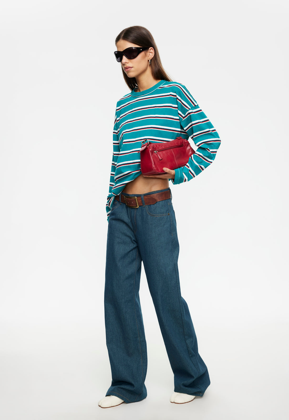 HORIZON LONG SLEEVE - FOREST STRIPE Lioness Fashion