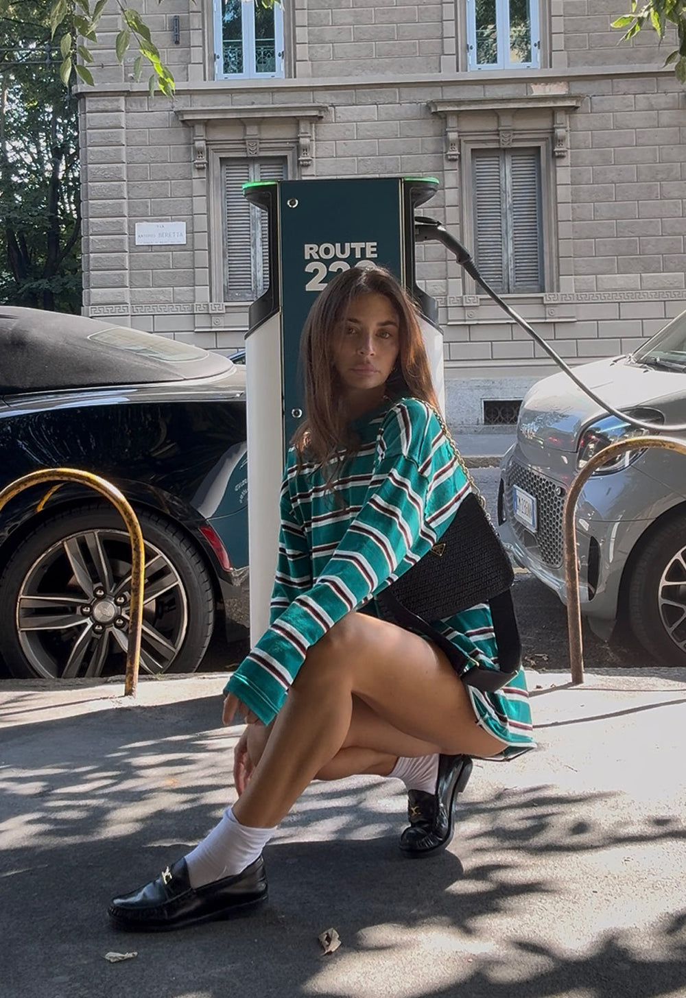 HORIZON LONG SLEEVE - FOREST STRIPE Lioness Fashion