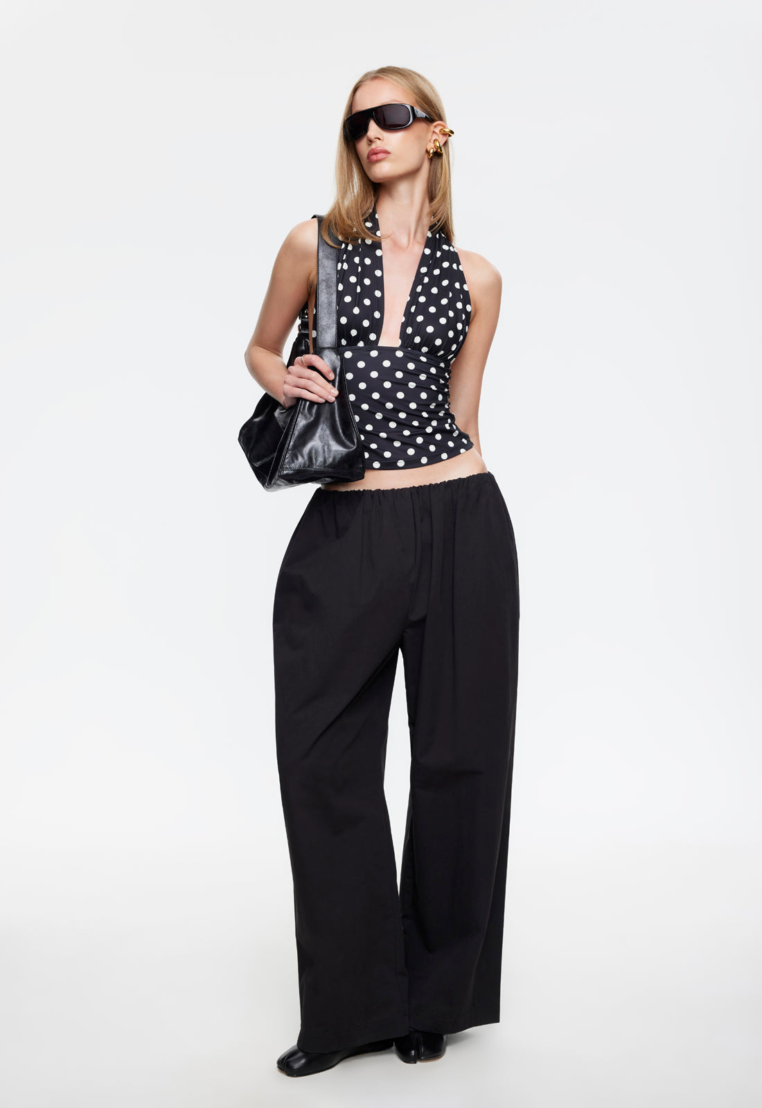 SAFARI HALTER - NOIR POLKA Lioness Fashion