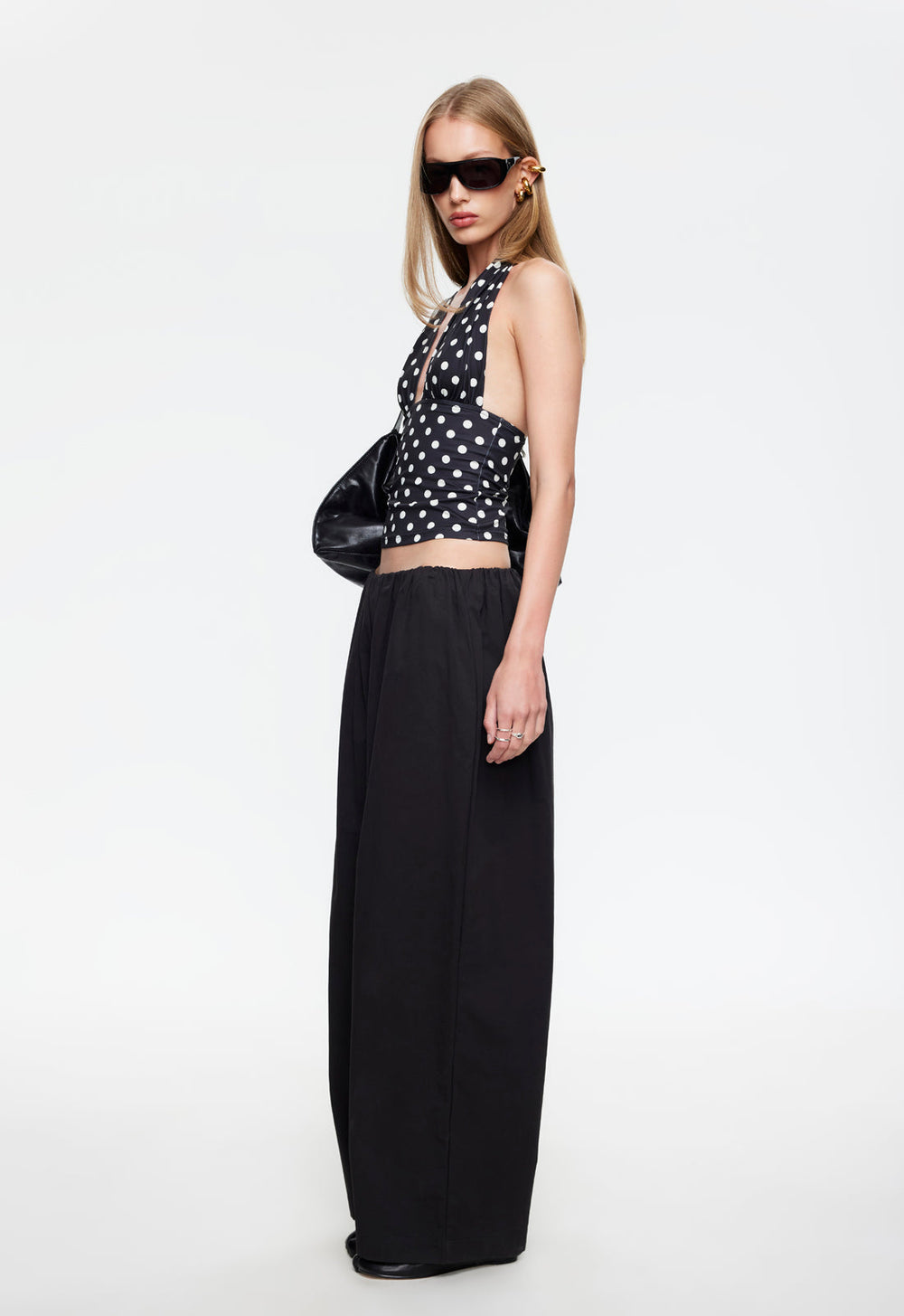 SAFARI HALTER - NOIR POLKA Lioness Fashion