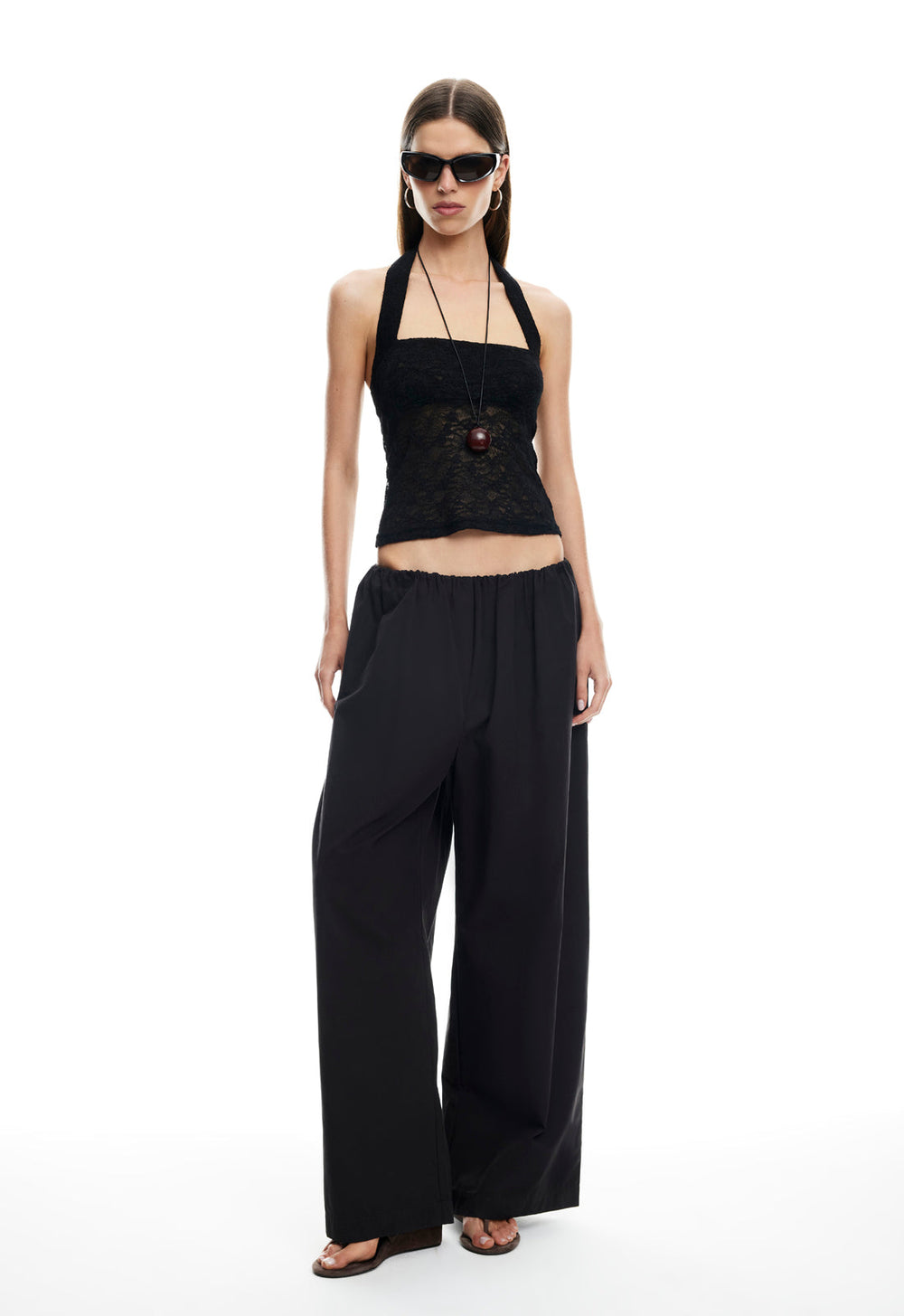 PALISADES HALTER TOP - NOIR Lioness Fashion