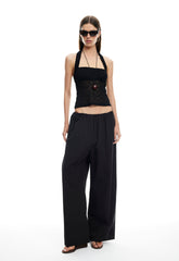 PALISADES HALTER TOP - NOIR Lioness Fashion