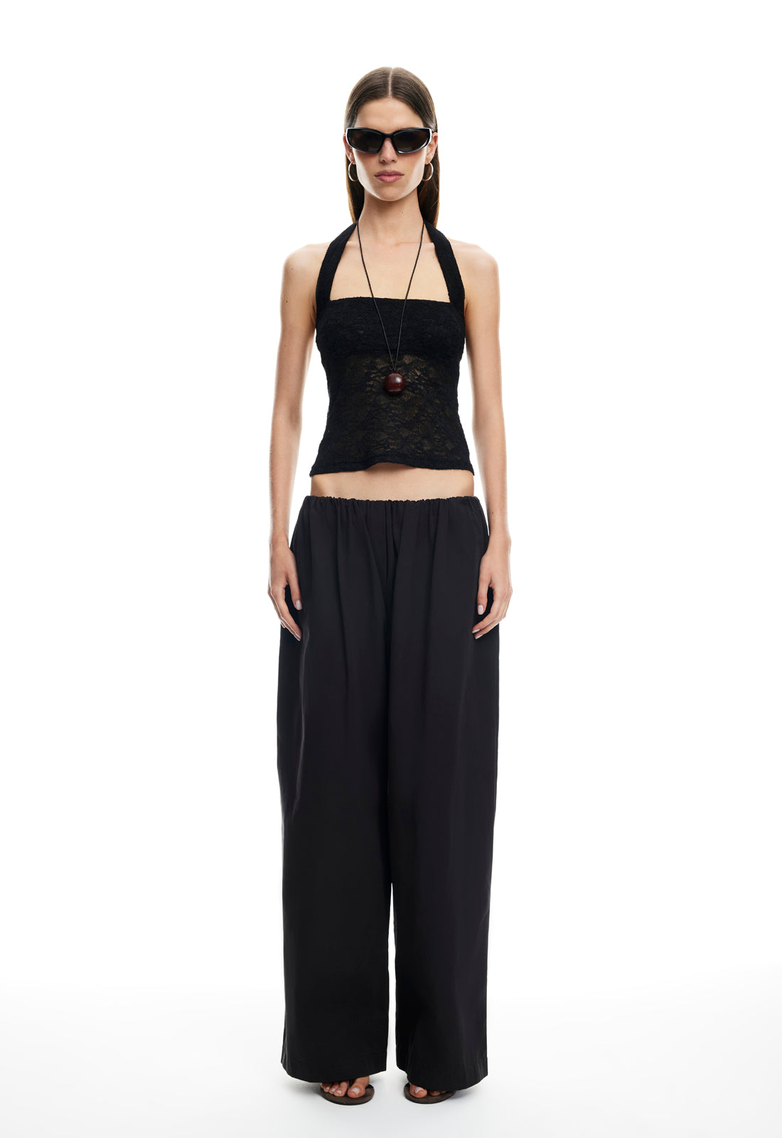 PALISADES HALTER TOP - NOIR Lioness Fashion