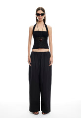 PALISADES HALTER TOP - NOIR Lioness Fashion