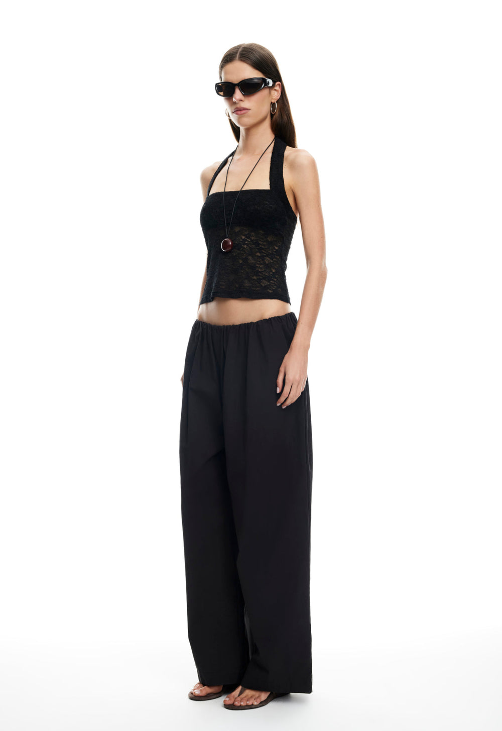 PALISADES HALTER TOP - NOIR Lioness Fashion